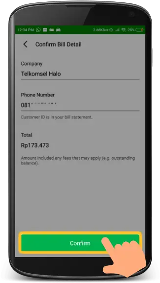 Pay Bills From Your Grab App Passenger Screenshot Png Bill Png