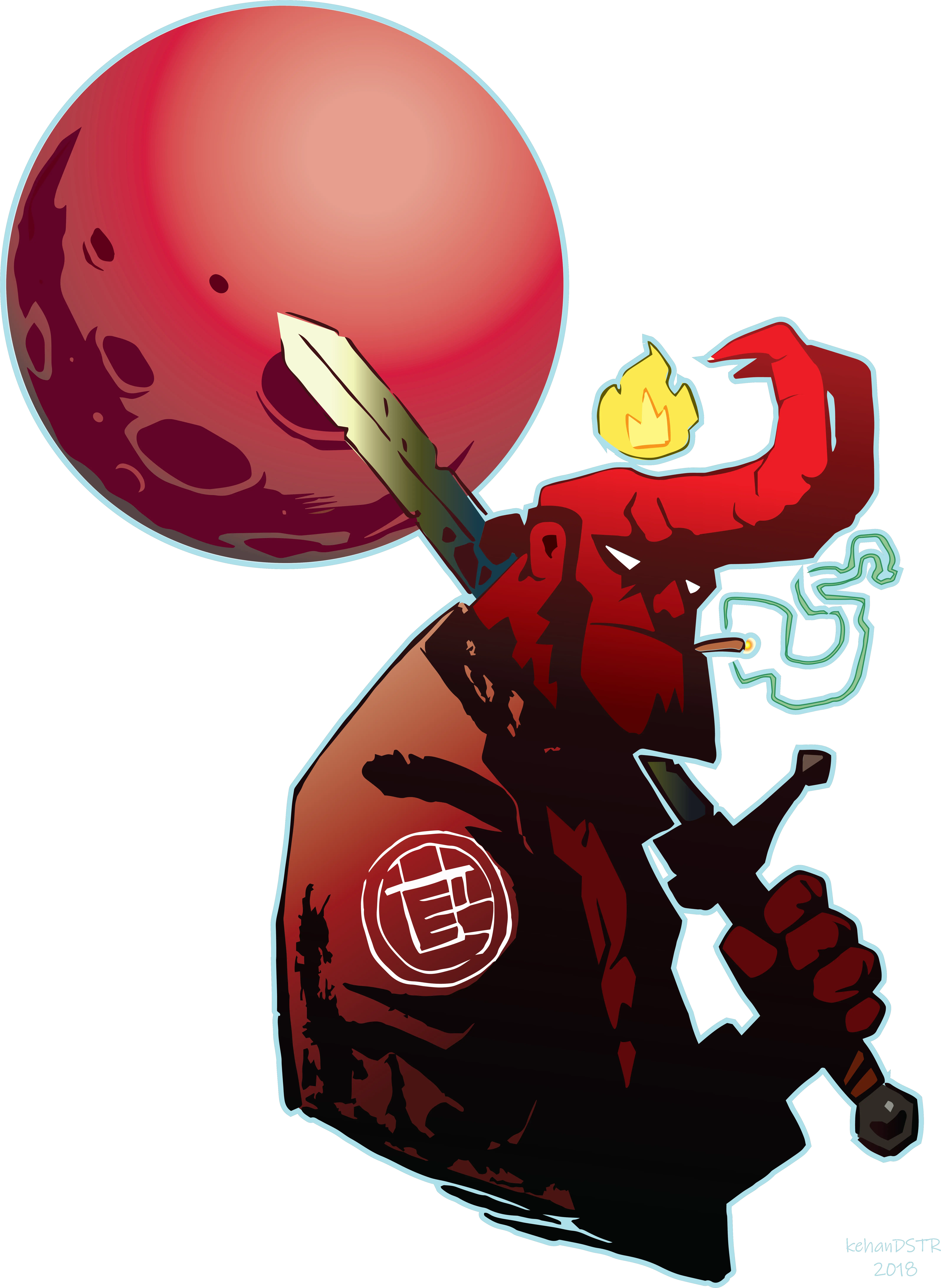 Fun With Hellboy Transparent Png Image