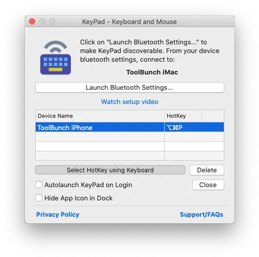 Change Hotkey To Launch Keypad U2013 Use Your Mac As A Bluetooth Vertical Png Icon Keyboard 6