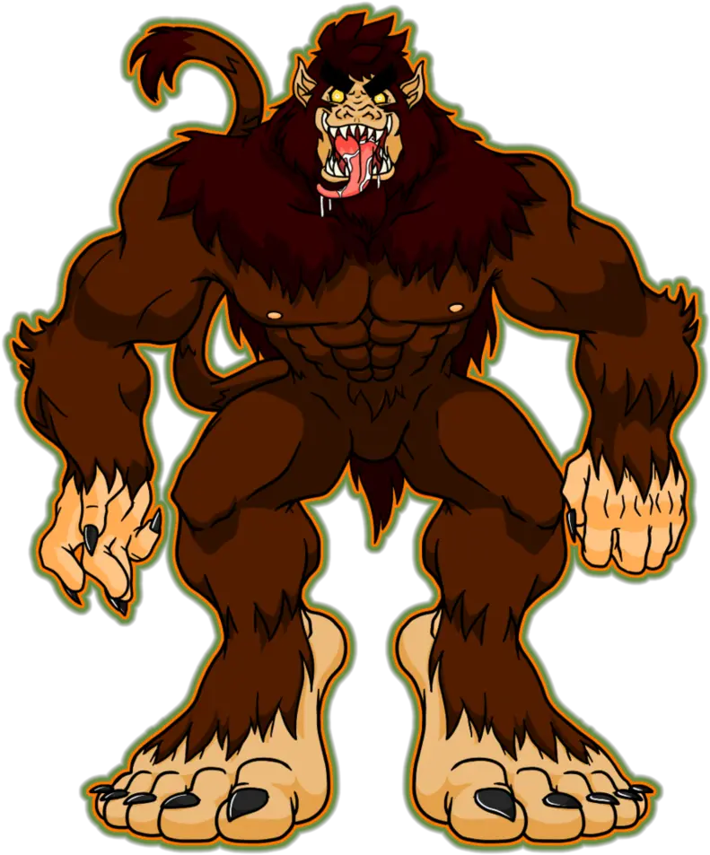 Download Werewolf Bigfoot By Catchshiro D5jf9ed Bigfoot Werewolf Bigfoot Png Werewolf Png