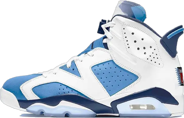 Air Jordan 6 Unc Kids Sneakers Matching Tees And Aj6 Jordan 6 Blue And White Png Unc Icon