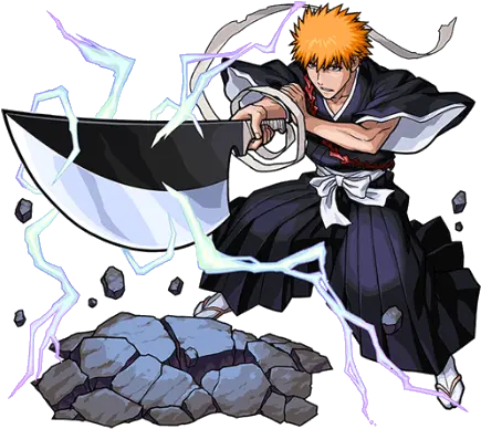 Ichigo Kurosaki Monster Strike Wiki Fandom Bleach Collab Monster Strike Png Gin Ichimaru Icon