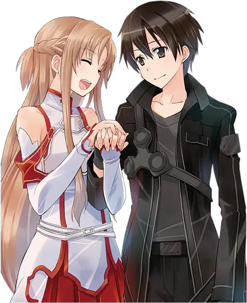 Asuna And Kirito Carry All Pouch Cute Anime Couple Png Fullmetal Alchemist Folder Icon