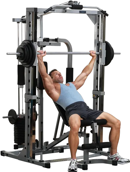 Gym Machine Transparent Png Mart Powerline Smith Machine Fitness Png