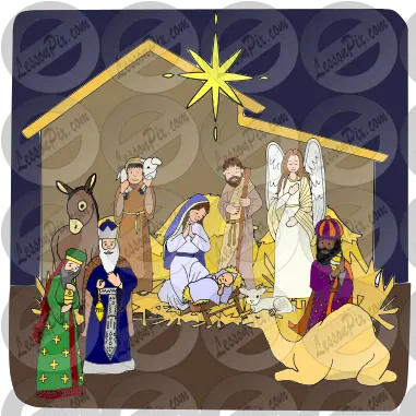Holy Family Picture For Classroom Therapy Use Great Holy Event Png Christmas Nativity Icon