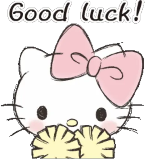Hellokitty Pink By Eykarafiqah Sticker Maker For Whatsapp Hello Kitty Good Luck Png Mashi Maro Icon
