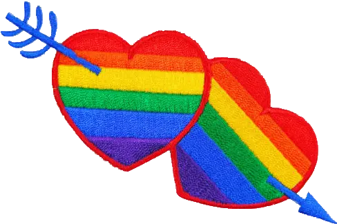 Download Hd N1ghtcrawlers Rainbow Heart Pride Peace Transparent Hearts Rainbow Png Rainbow Heart Png