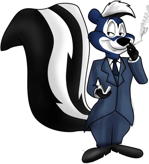 Skunk Guy Pepe Le Pew Cartoon Png Skunk Png
