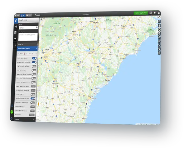 Map Customizer Create A Custom Google Maptive Dot Png Google Maps Icon List