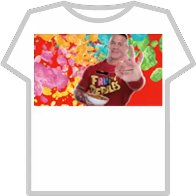 John Cena Fruity Pebbles Roblox Eating Png John Cena Transparent Background