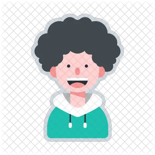 Afro Man Icon Flat Design Happy Man Png Afro Png
