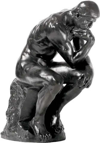 Small Sculpture The Thinker Png Image Pablo Picasso Most Famous Sculpture The Thinker Png