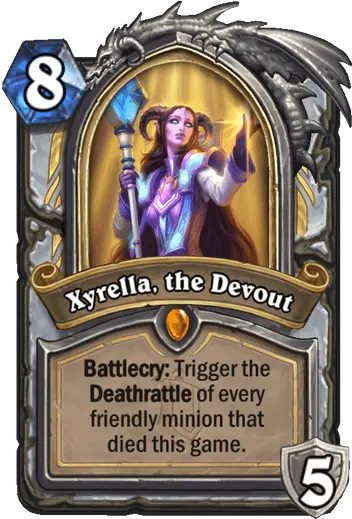 Qu0026a About The Newest Expansion From Hearthstone Developers Xyrella The Devout Png Minion Icon Pack