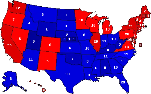 Fileclinton Vs Bushpng Wikimedia Commons Many Electoral Votes Does Nj Have Bush Png