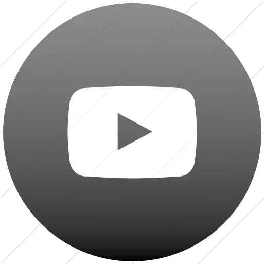 Black And White Youtube Icon Circle In Circle Logo Png Black Gradient Png