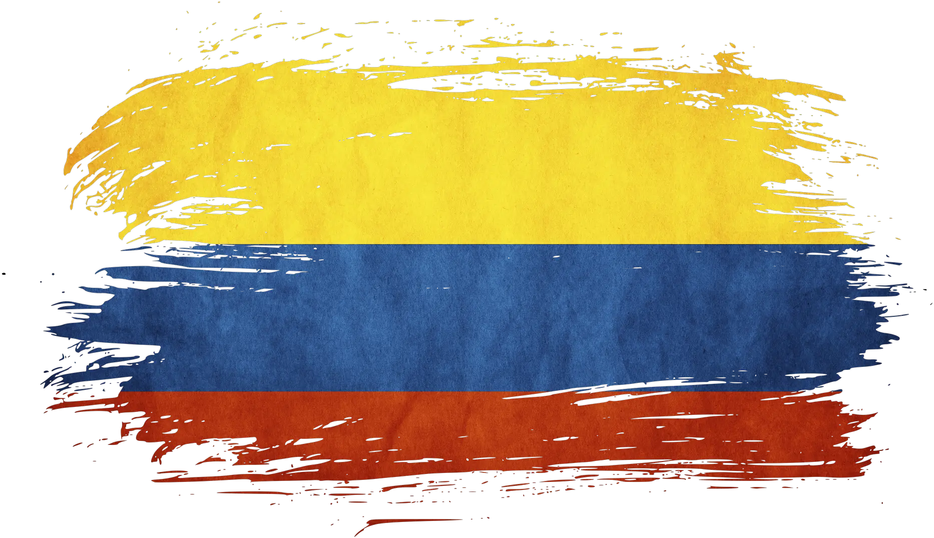 Flag 35743401920png College Of Liberal Arts University Red Blue And Yellow Paint Brush Strokes Png