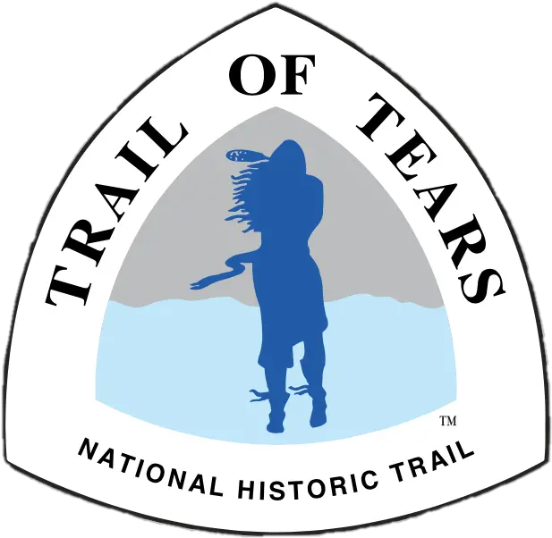 Trail Of Tears National Historic Logo Transparent Png Trail Of Tears Logo Tears Png