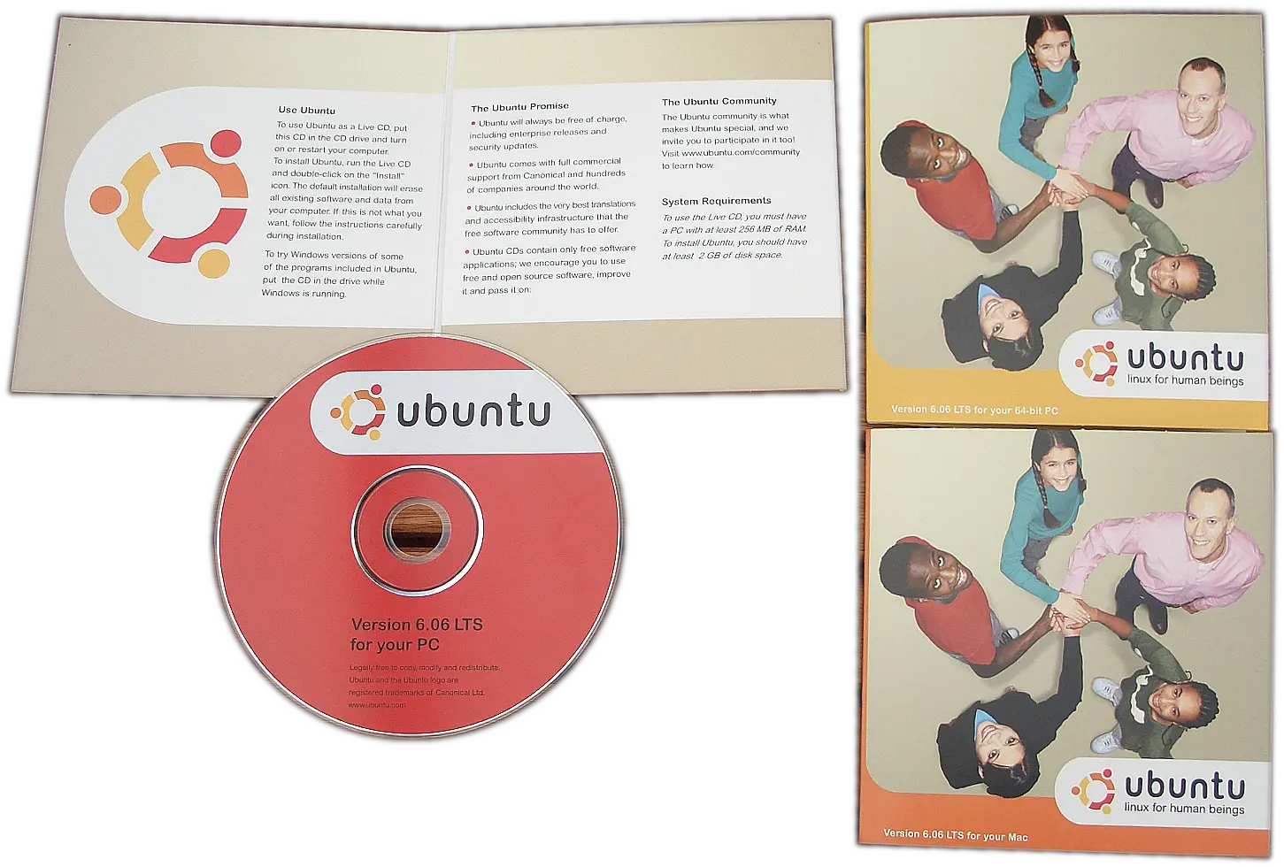 Ubuntu 6 Ubuntu Cd Set Png Freecharge Icon