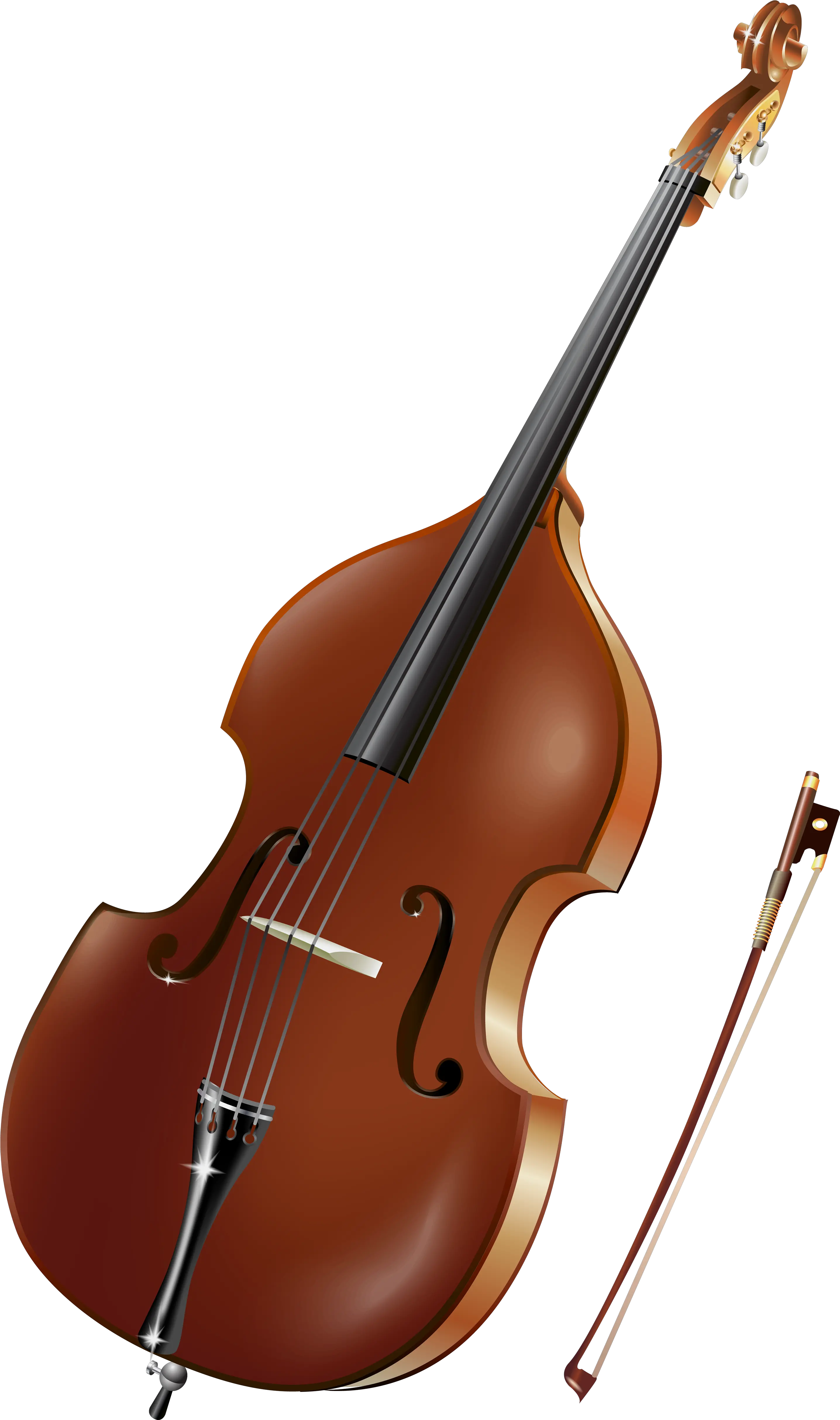 Double Bass Violin Musical Instruments Cello Clip Art Harp Double Bass Images Hd Png Harp Png