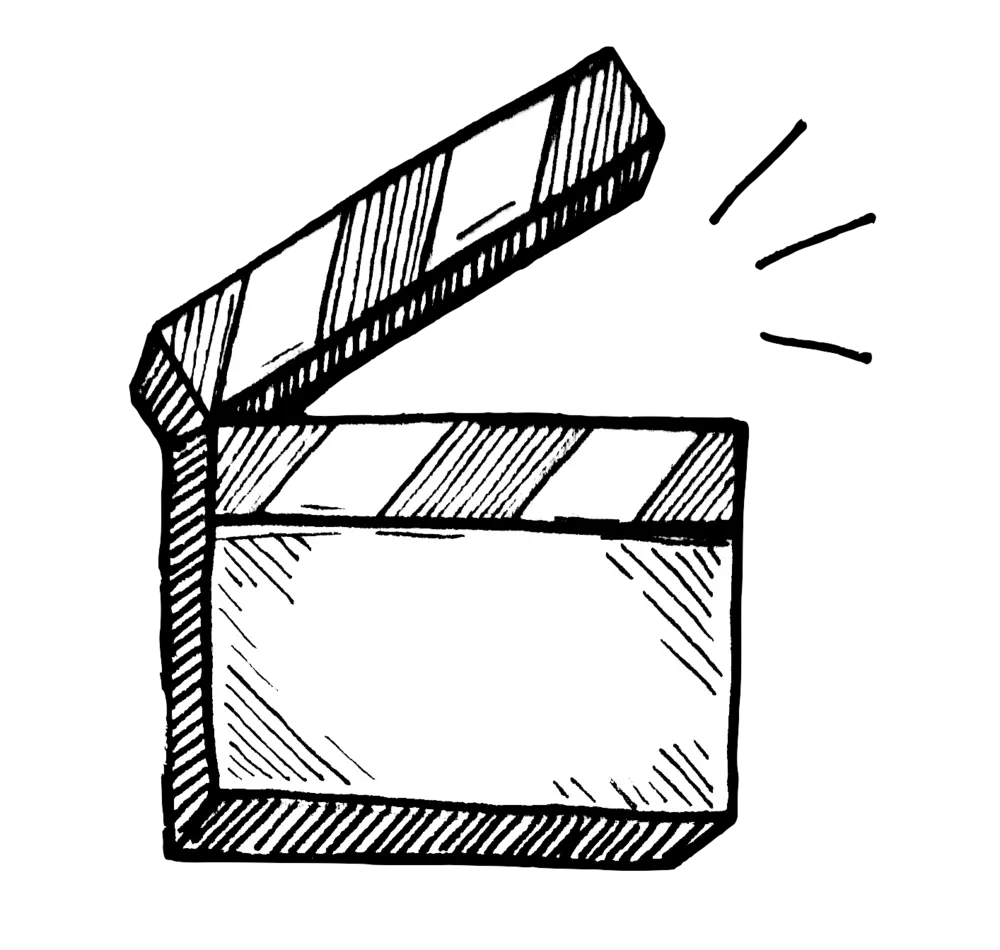 Clapperboard Drawing Clapperboard Drawing Png Clapper Board Png