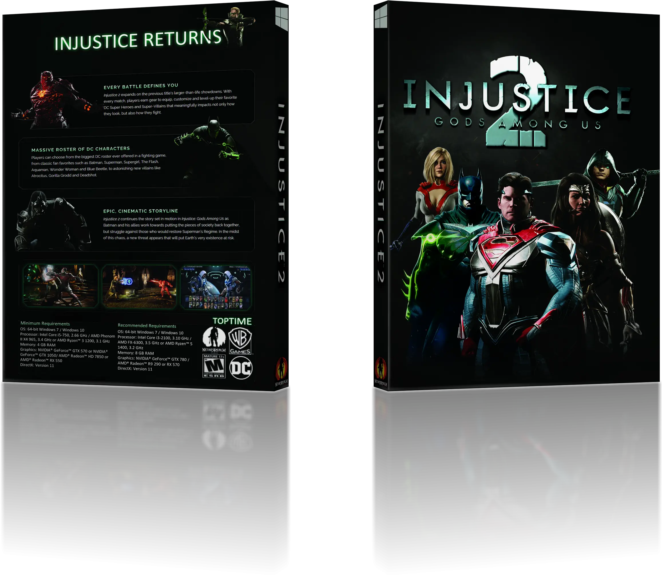 Injustice 2 Pc Box Art Cover By Toptime Playstation 2 Png Injustice 2 Png
