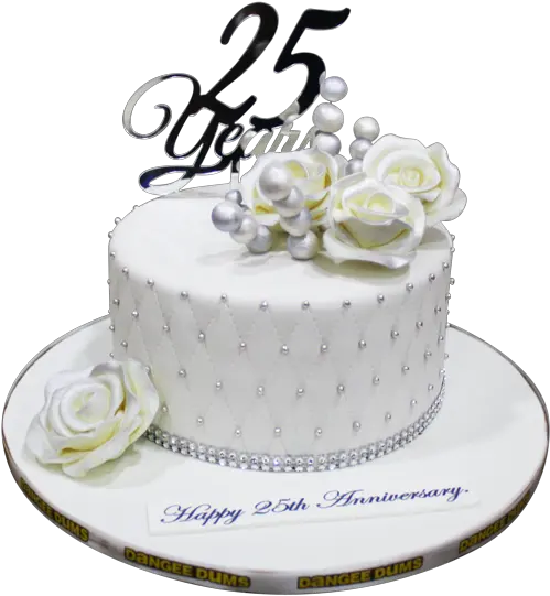 Wedding Cake Png Fondant 25th Wedding Anniversary Cake Wedding Cake Png