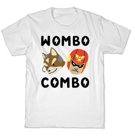 Wombo Combo Fox And Captain Falcon Tshirts Lookhuman Png Captain Falcon Png