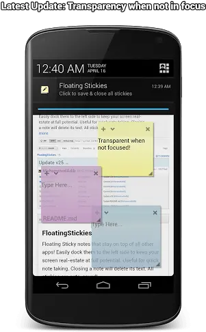 Android Iphone Png Transparent Sticky Notes