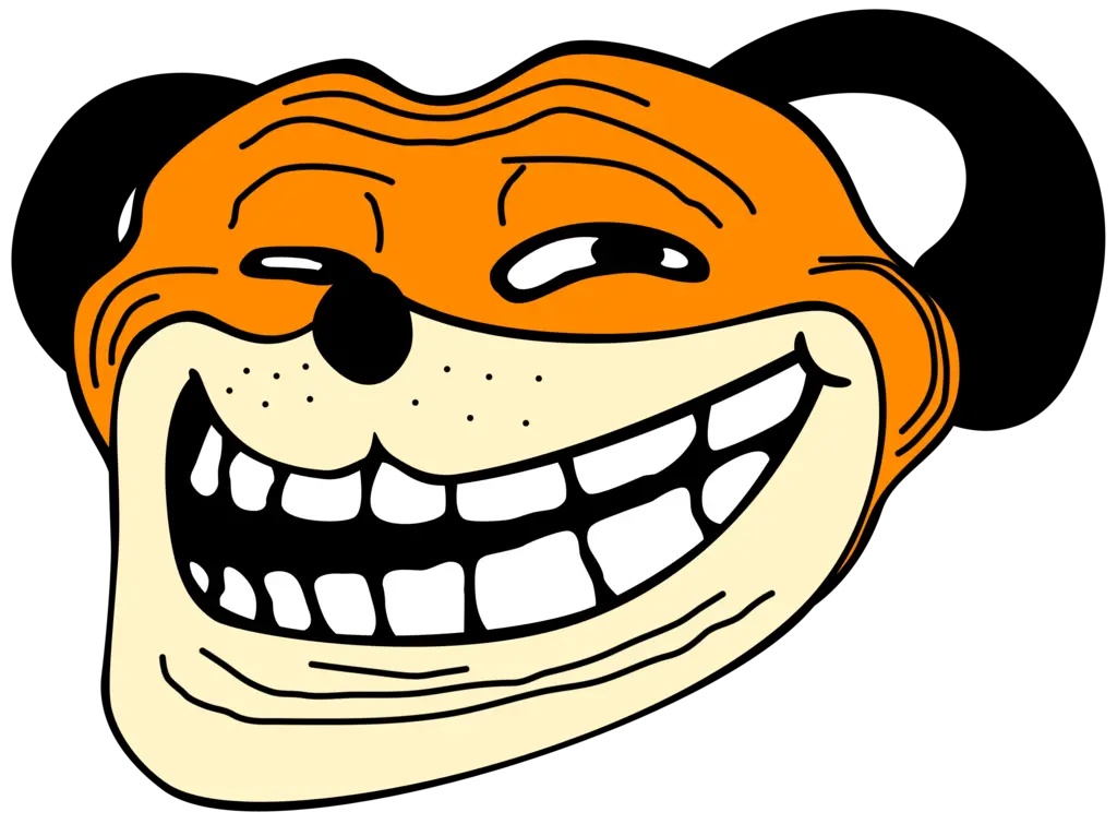 Angry Troll Face Png Clipart Freeuse Stock Troll Face Trollface Sticker Transparent Troll Face
