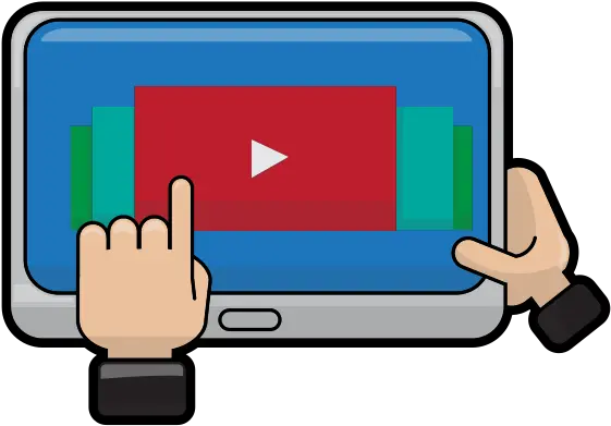 Filecartoon Hands Opening A Video Sharing Applicationsvg Technology Applications Png Video Search Icon