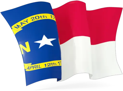 Waving Flag Illustration Of Ofu003cbr U003e North Carolina Flagpole Png Unc Icon