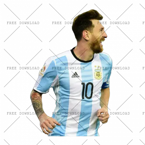 Lionel Messi Ai Png Image With Messi Hair World Cup 2018 Messi Transparent