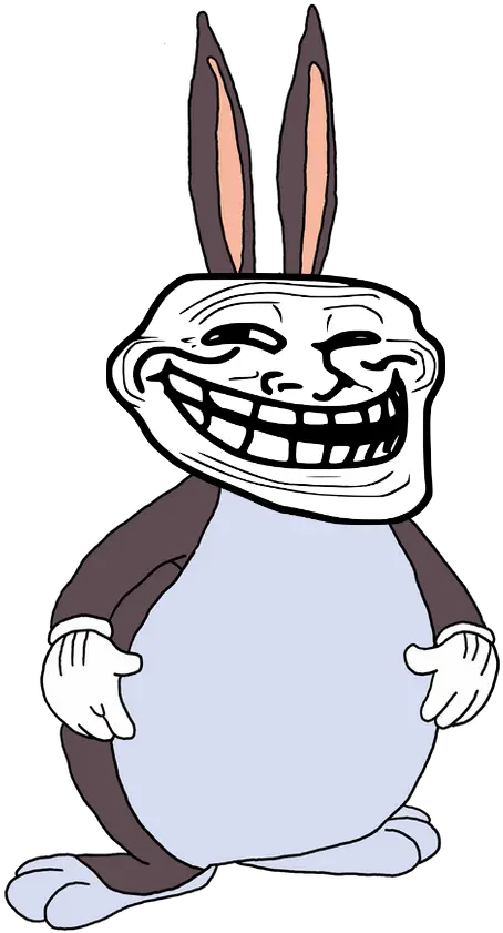 Trollface Big Chungus Png Troll Face Transparent