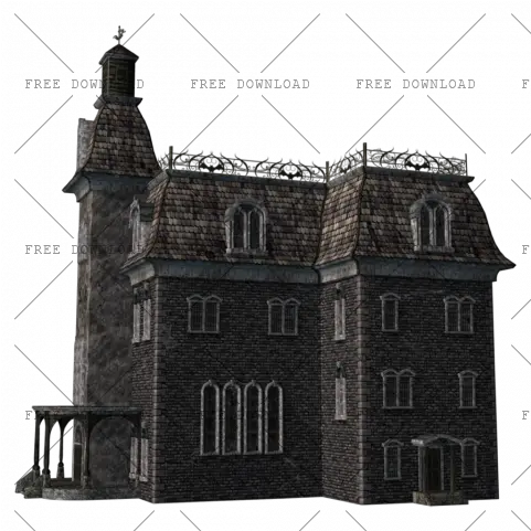 Haunted House Png Image With Transparent Background Photo Castle Brick Transparent Background