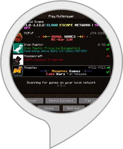 Amazoncom Minecraft Server List Unofficial Alexa Skills Circle Png Mineplex Logo
