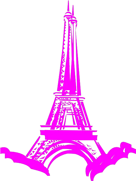 Pink In Paris Clip Art Vector Clip Art Online Eiffel Tower Clip Art Png Paris Png