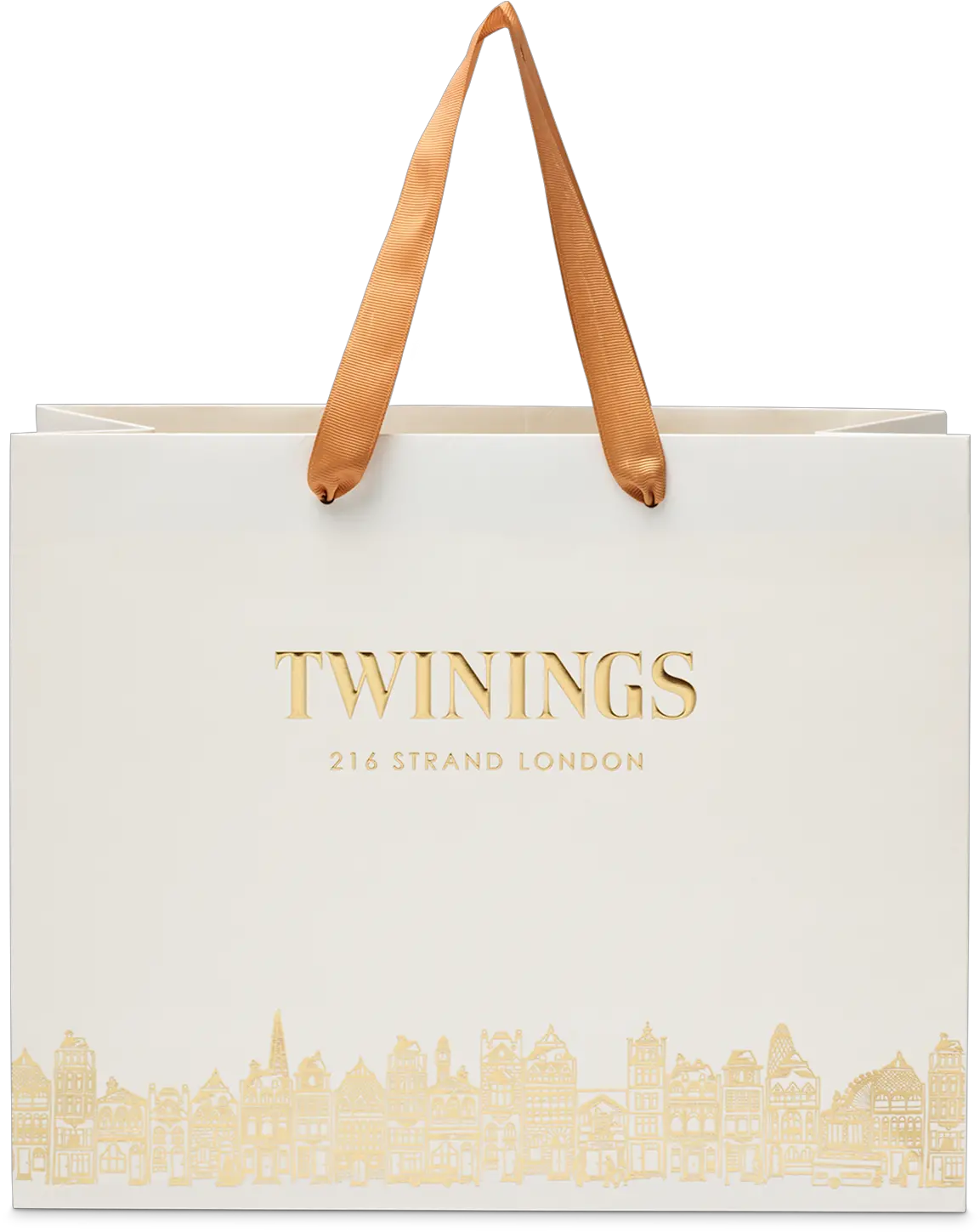 Twinings White U0026 Gold Gift Bag Gift Boxes And Bags White And Gold Shopping Bag Png Gift Bag Png png