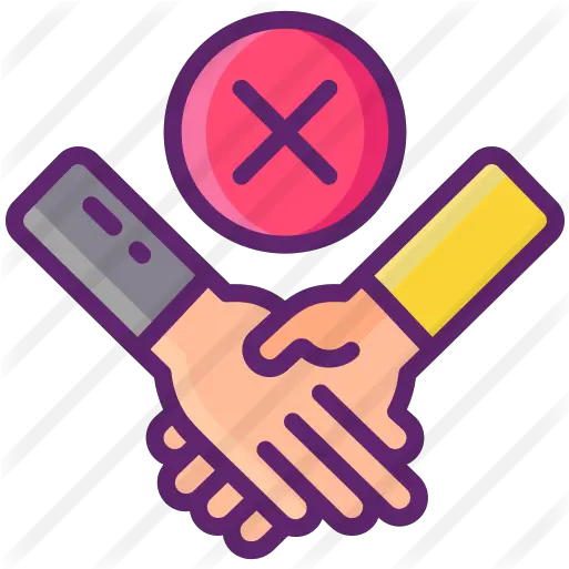 No Handshake Free Vector Icons Designed By Flat Contract Negotiation Icon Png Free Vector Handshake Icon