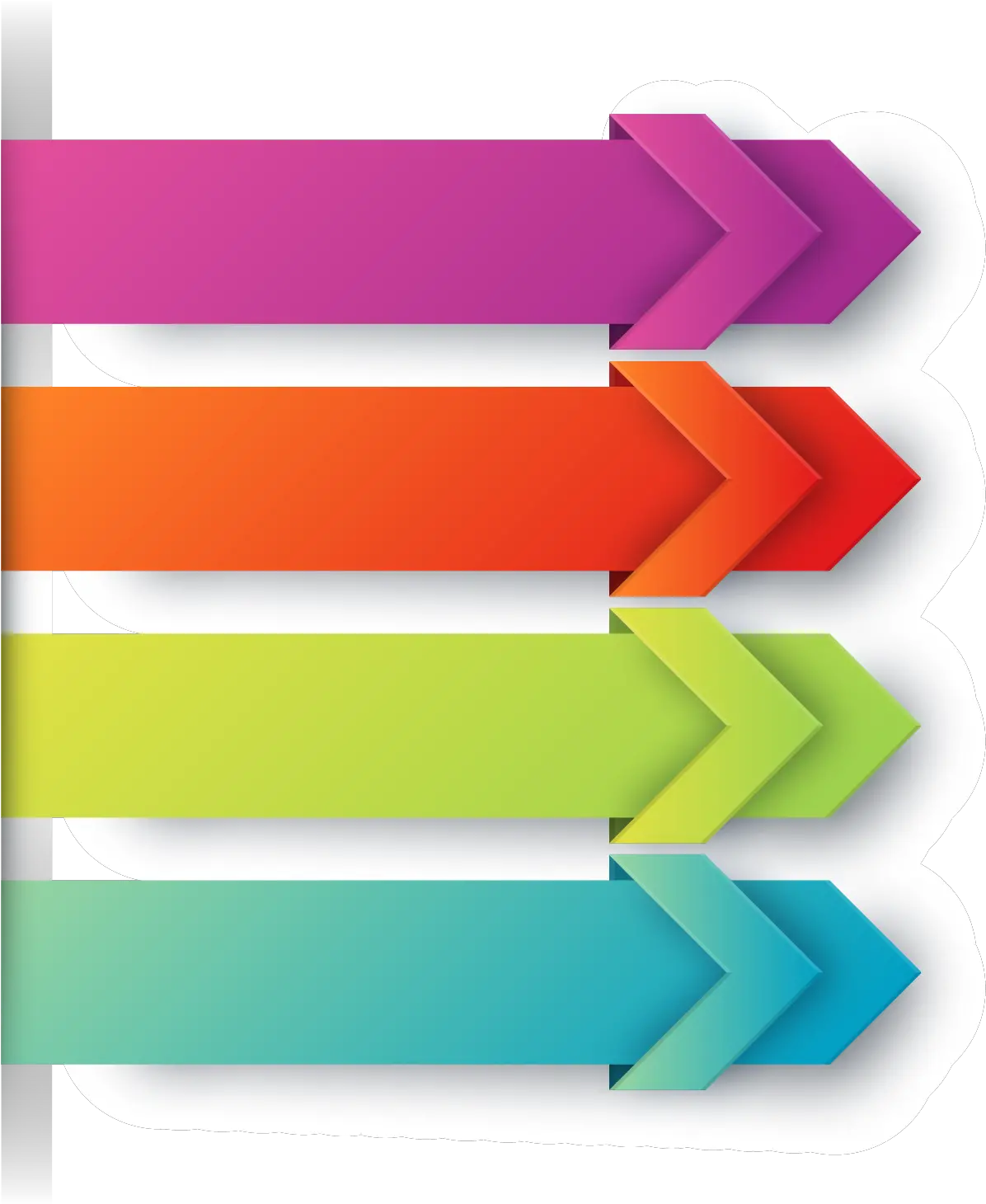 Colored Arrows Hand Euclidean Vector Arrow Clipart Vector Vector Colored Arrow Png Arrow Clipart Png png