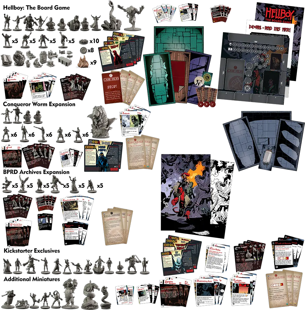 Hellboy Agent Pledge No Box Hellboy The Board Game Edition W Kickstarter Exclusives Png Hellboy Logo Png