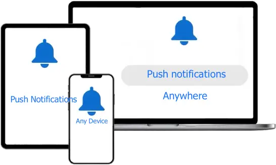 Push Notifications For Wix Website Wappaa Vertical Png How To Get Website Icon On Browser Tab Wix