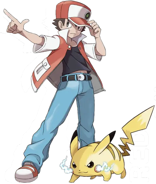 Red From Pokemon Or Izuku Midoriya Yandere Pokemon X Reader Png Midoriya Png