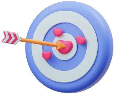 Love Target Icon Download In Colored Outline Style Shooting Target Png Android Bullseye Icon