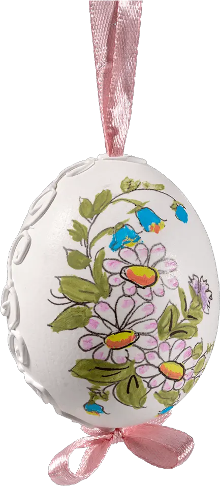Käthe Wohlfahrt Online Shop Easter Egg White With Daisies And Forgetmenot Christmas Decorations And More Png Forget Me Not Png