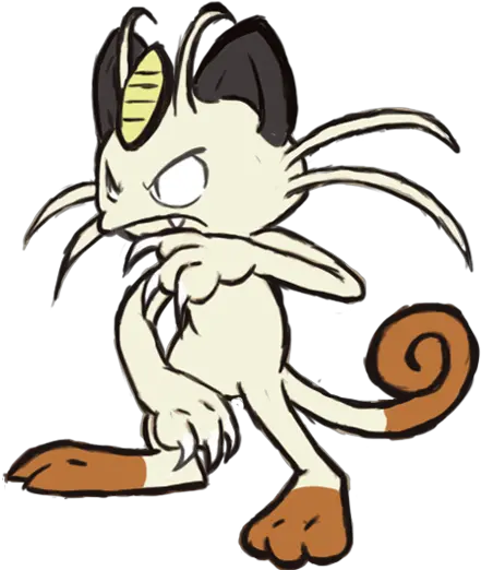 Meowth Stance By Runde Fur Affinity Dot Net Cartoon Png Meowth Png