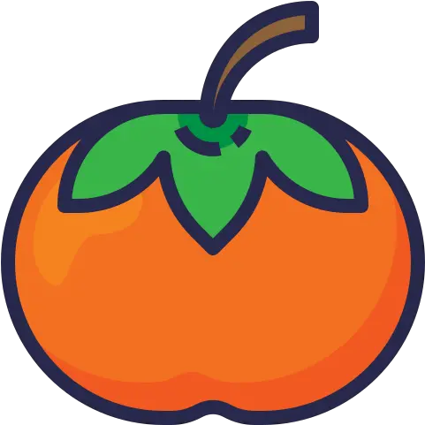 Persimmon Food Fruit Free Icon Of Fresh Png Gruit Icon