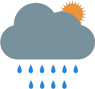 Summer Icon Of Flat Style Available In Svg Png Eps Ai Icon A Rain Cloud Rain Cloud Png