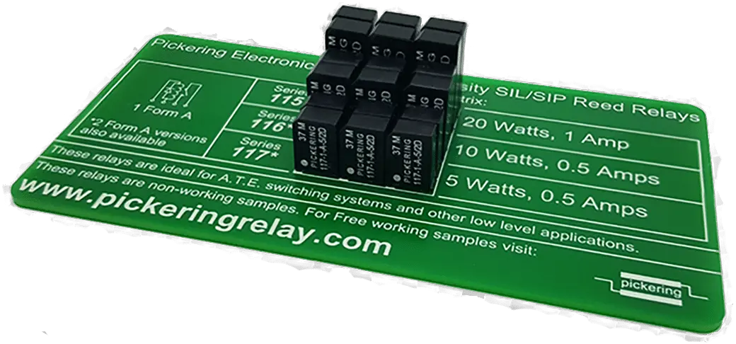 Pickering Present Ultra High Density Reed Relays At Itc Electronic Component Png Circuit Board Png