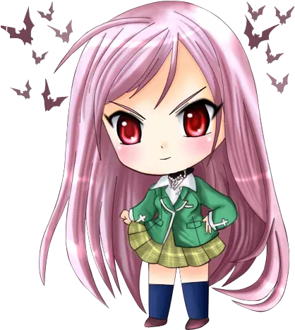 Youkoso Png Peeji Da Anime Ro 1117751 Png Rosario Vampire Moka Rosario Png