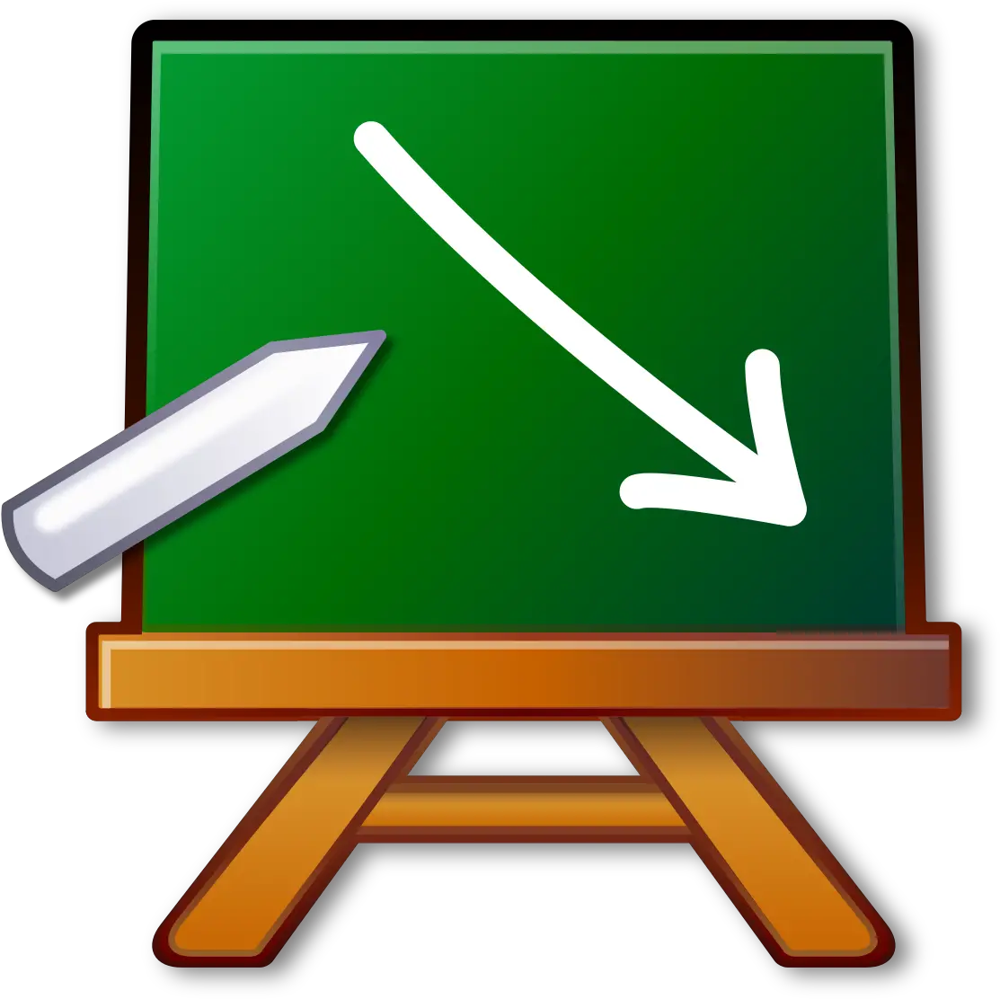 Nuvola Apps Edu Miscellaneous Icono De Articulos Escolares Png Chalk Arrow Png